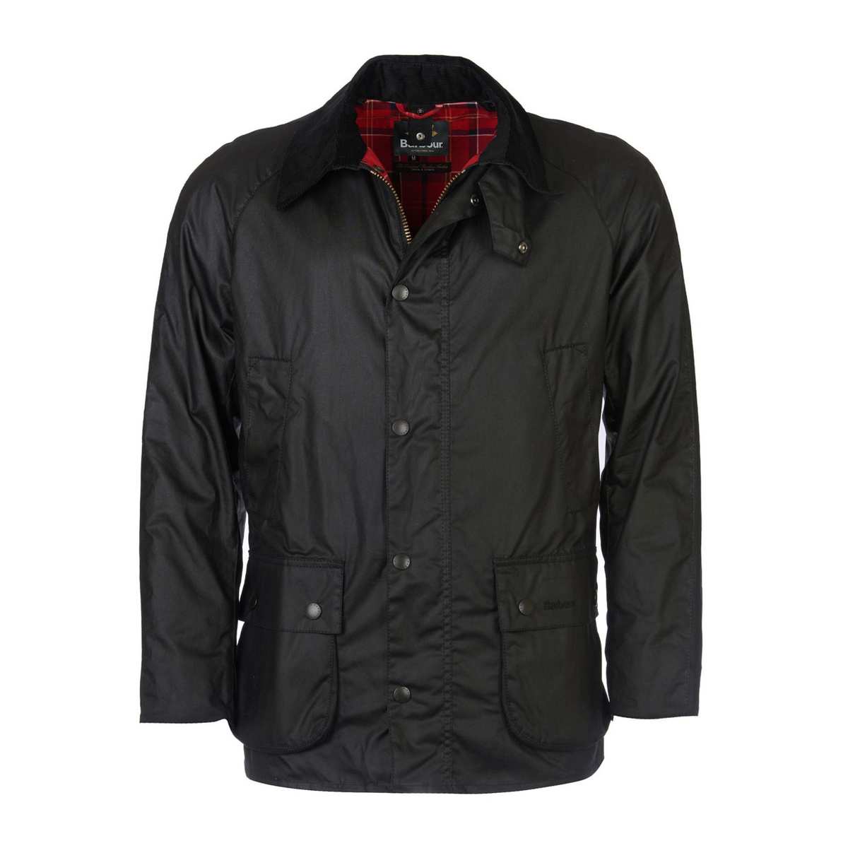 Barbour Ashby Waxed Jacket Black Mehra