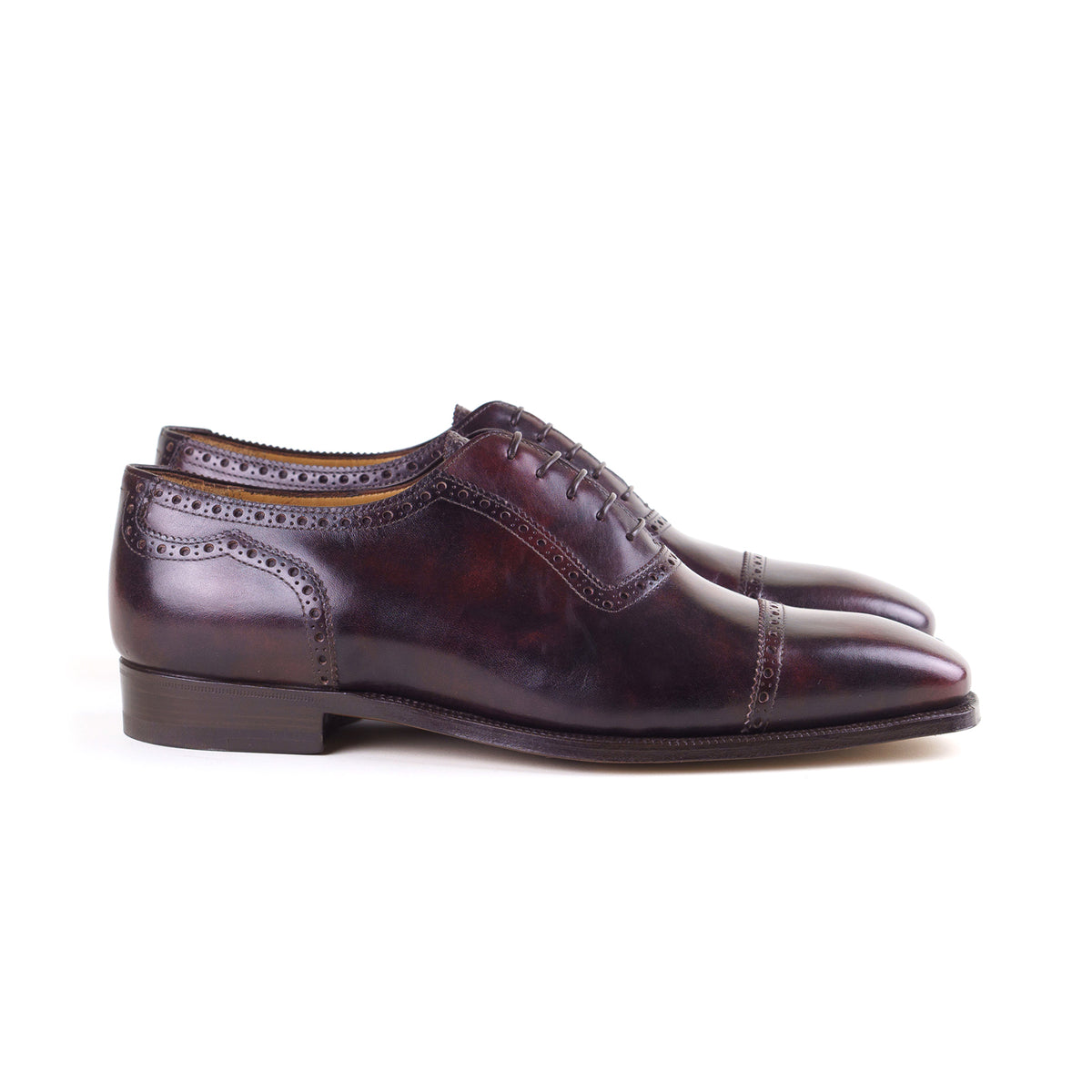 Maison Koly X Enzo Bonafe Balzac II Plum Museum Leather Enzo Bonafè Adelaide Oxford - Plum Museum Calf – Mehra main image 2