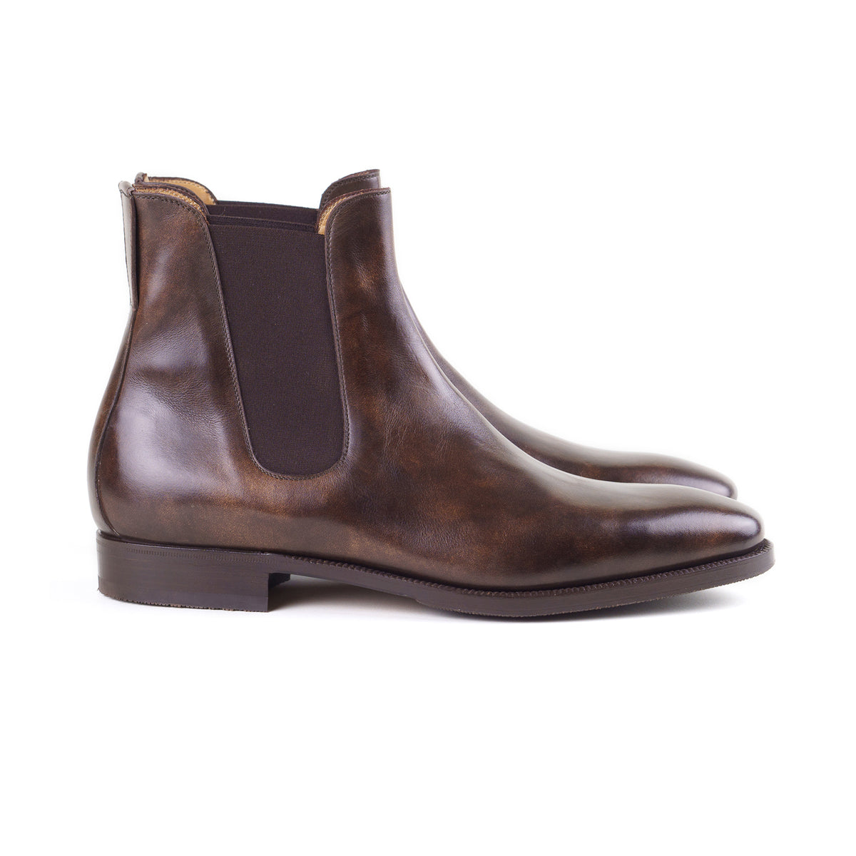 Enzo Bonafè Chelsea Boot - Dark Brown Museum Calf – Mehra