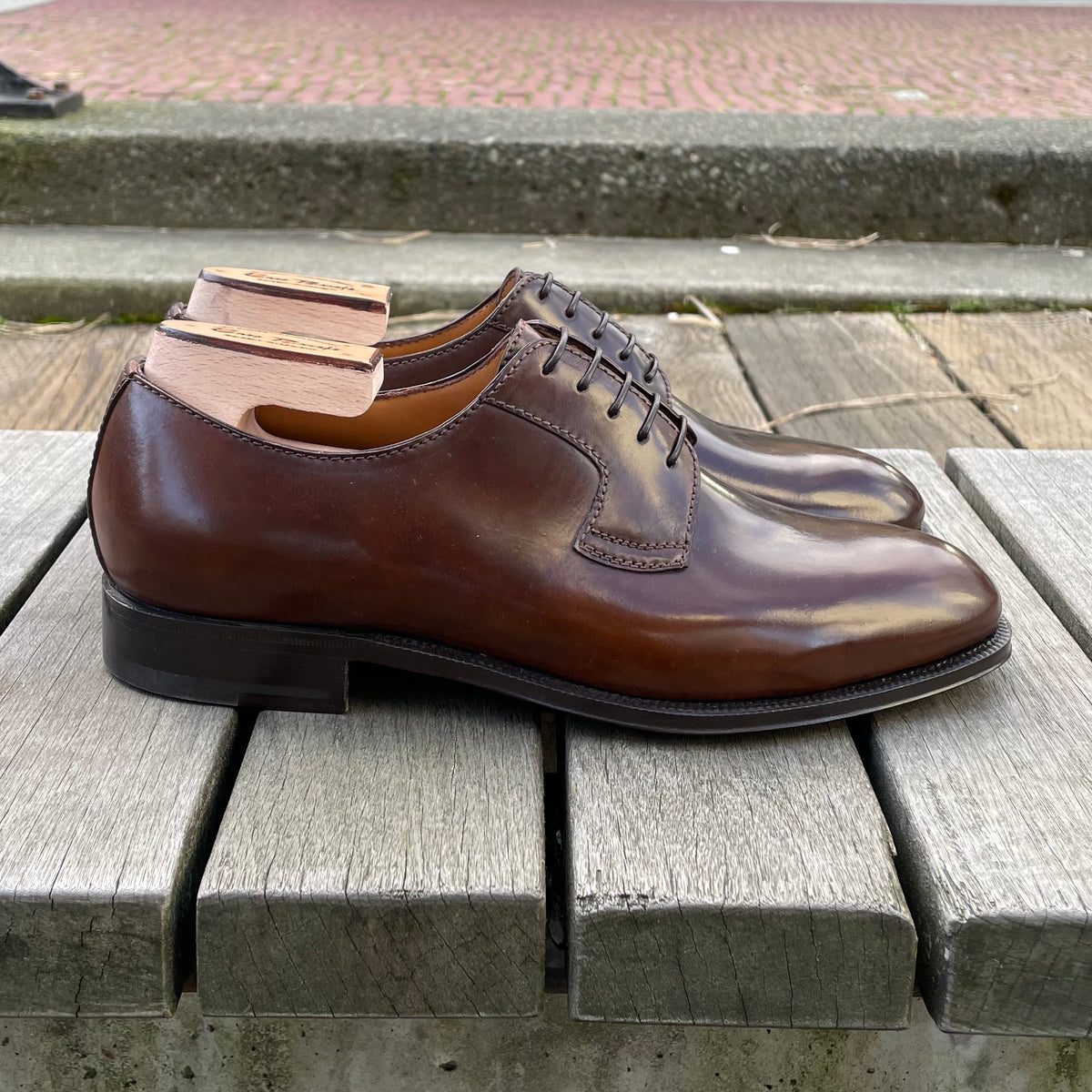 Enzo Bonafè Style 2911 - Mahogany Cordovan – Mehra Enzo Bonafè Style 2911 - Mahogany Cordovan – Mehra