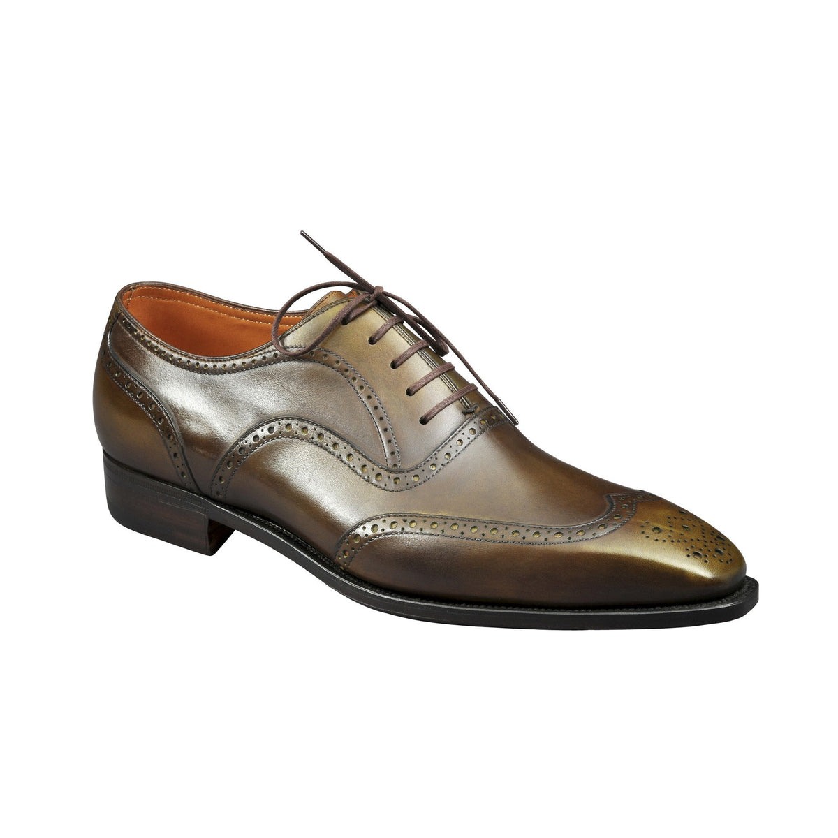 Chaussures Corthay « Vendome » Richelieu Noir/gris Pointure 41.5 - Cuir élégant Occasion Homme