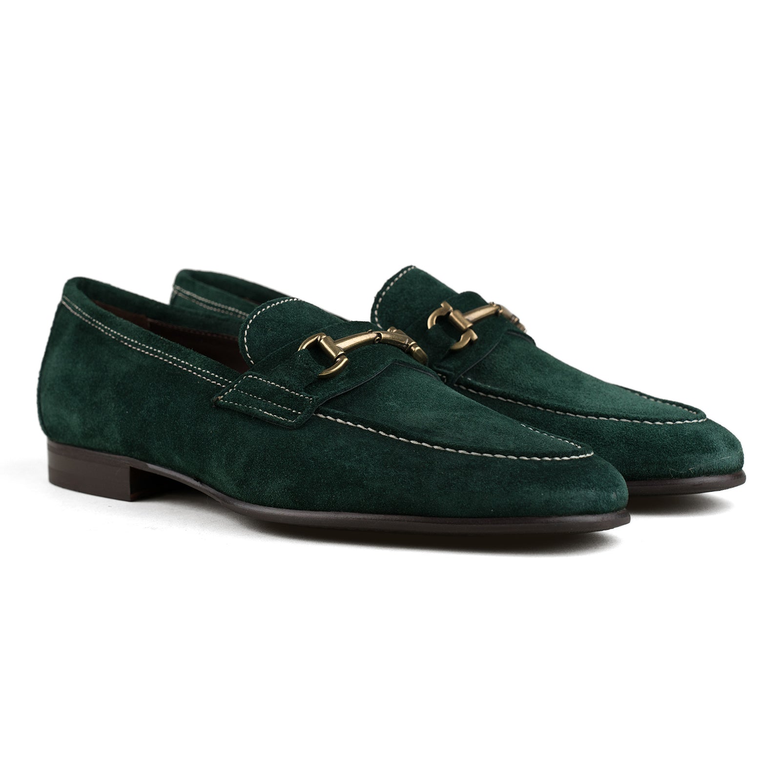 Blake Bit Loafer - Green Suede Blake Bit Loafer - Green Suede