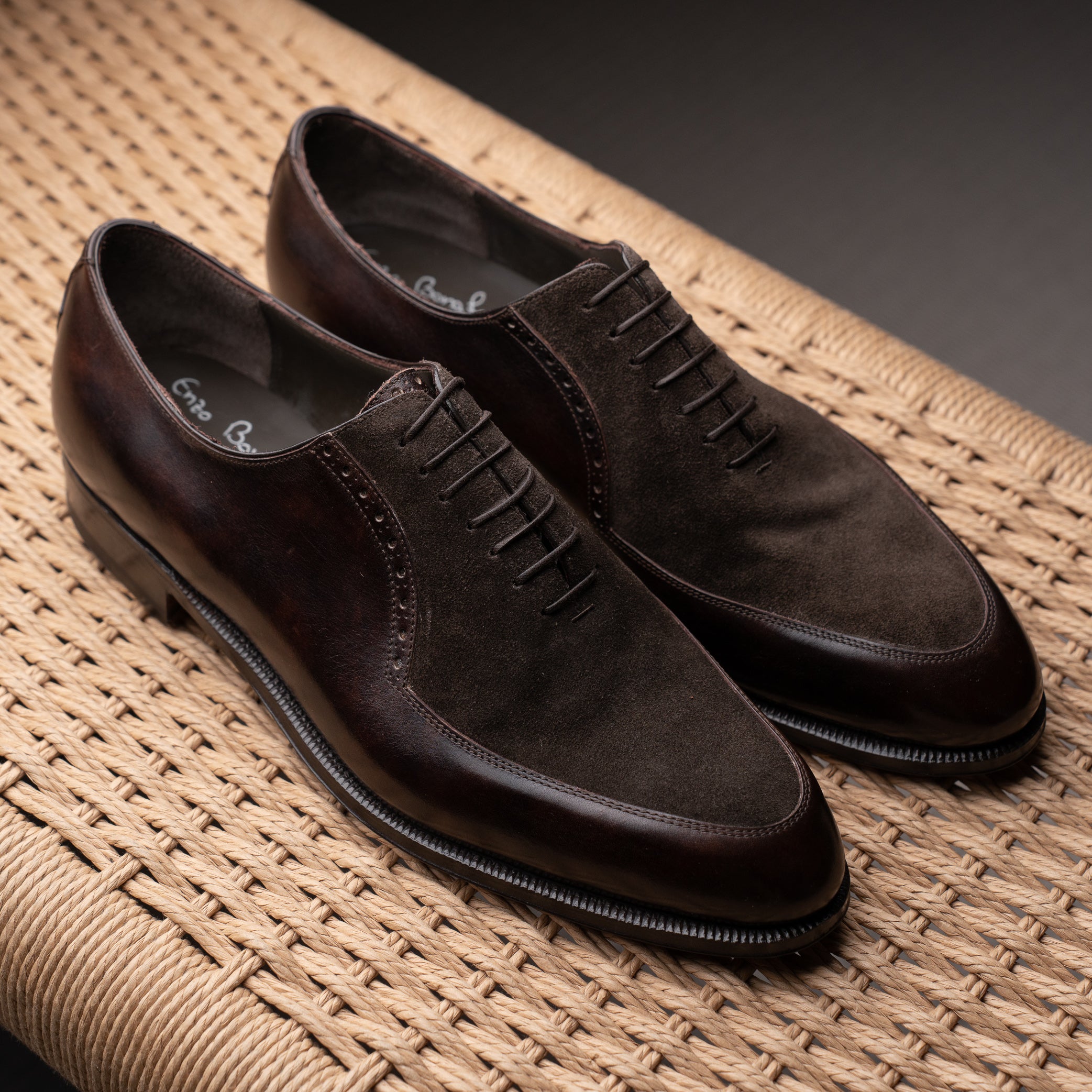 Style 4006 - Dark Brown Museum Calf / Moka Suede