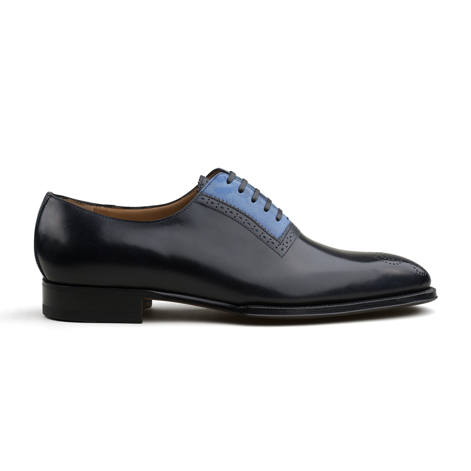 Style 4028 - Blue Museum Calf / Kudu Waxy