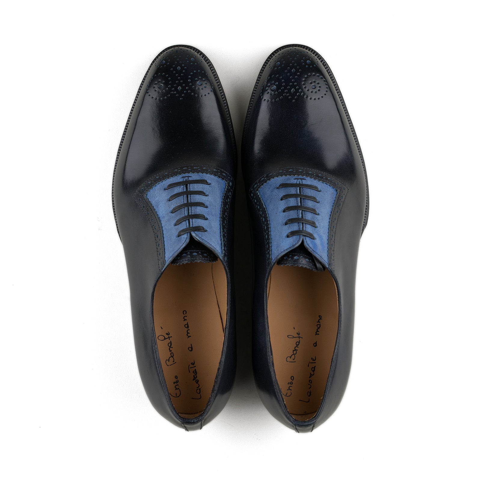 Style 4028 - Blue Museum Calf / Kudu Waxy
