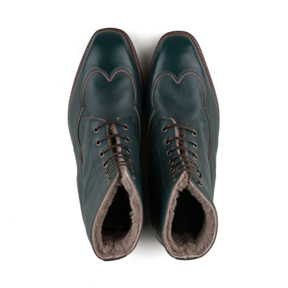 Enzo Bonafe Style 4087 - Green Merrisa Calf – Mehra