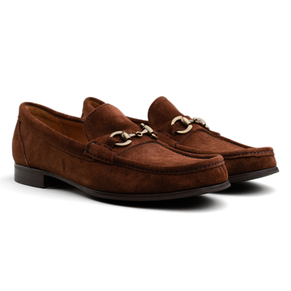 Bologna Bit Loafer - Polo Brown Suede