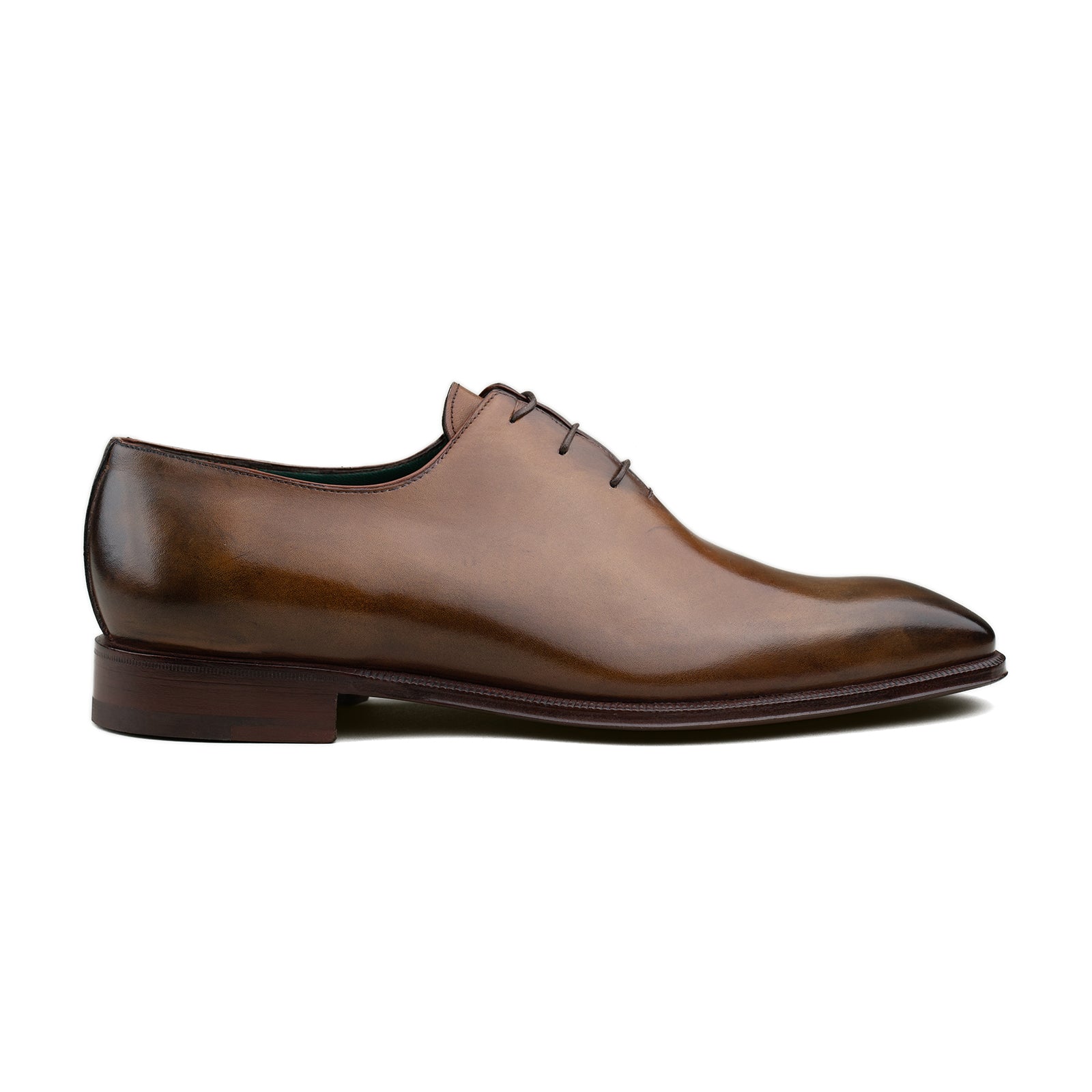 3 Eyelet Wholecut Oxford - Tobacco Calf