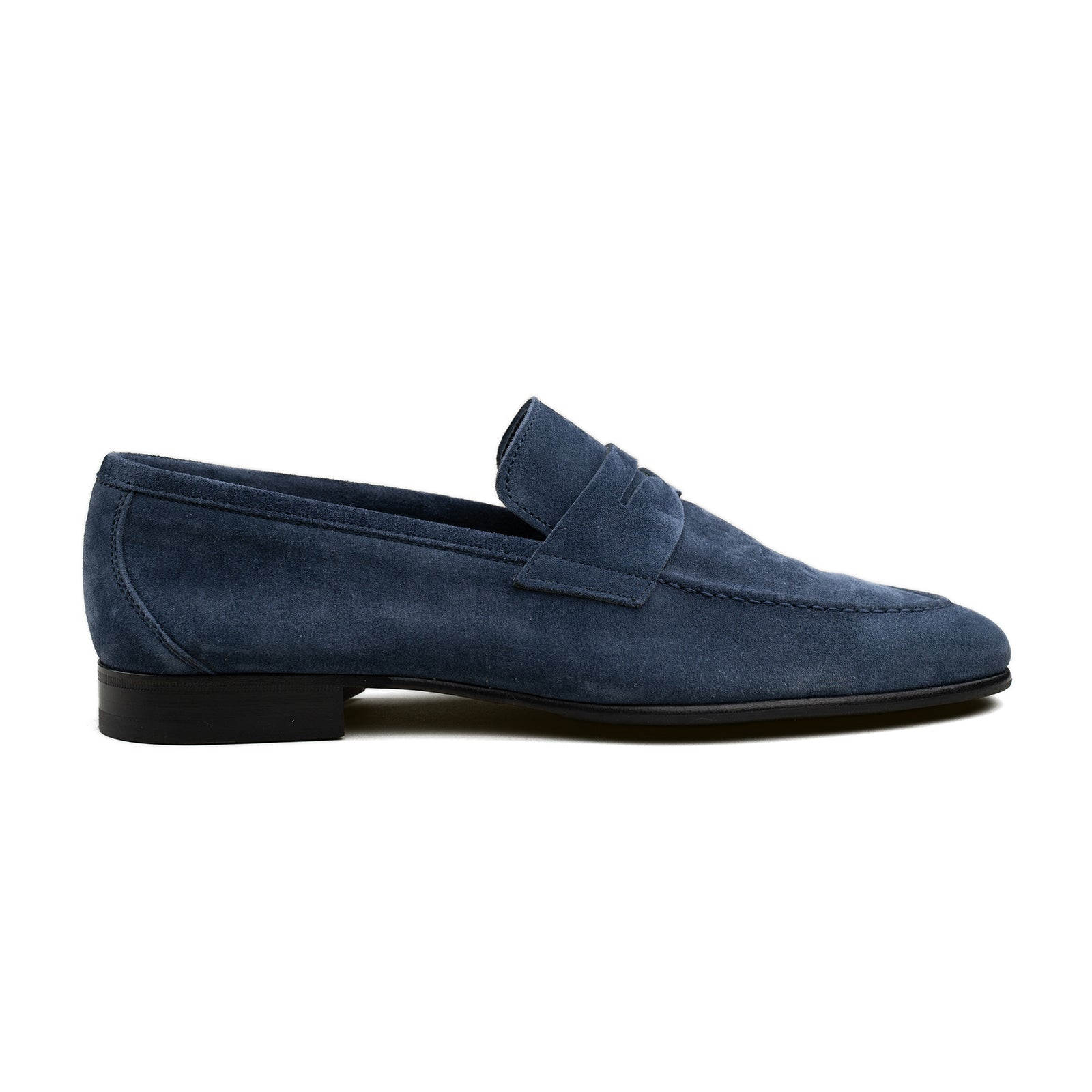 Unlined Penny Loafer - Blue Suede