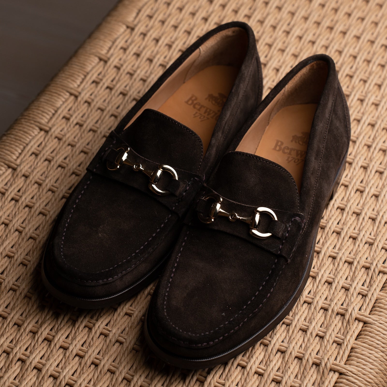 Bologna Bit Loafer - Dark Brown Suede