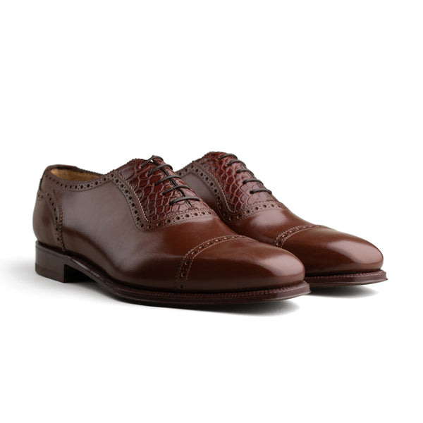 Style 3966 - Med. Brown 03058 Du Puy Calf / Alligator
