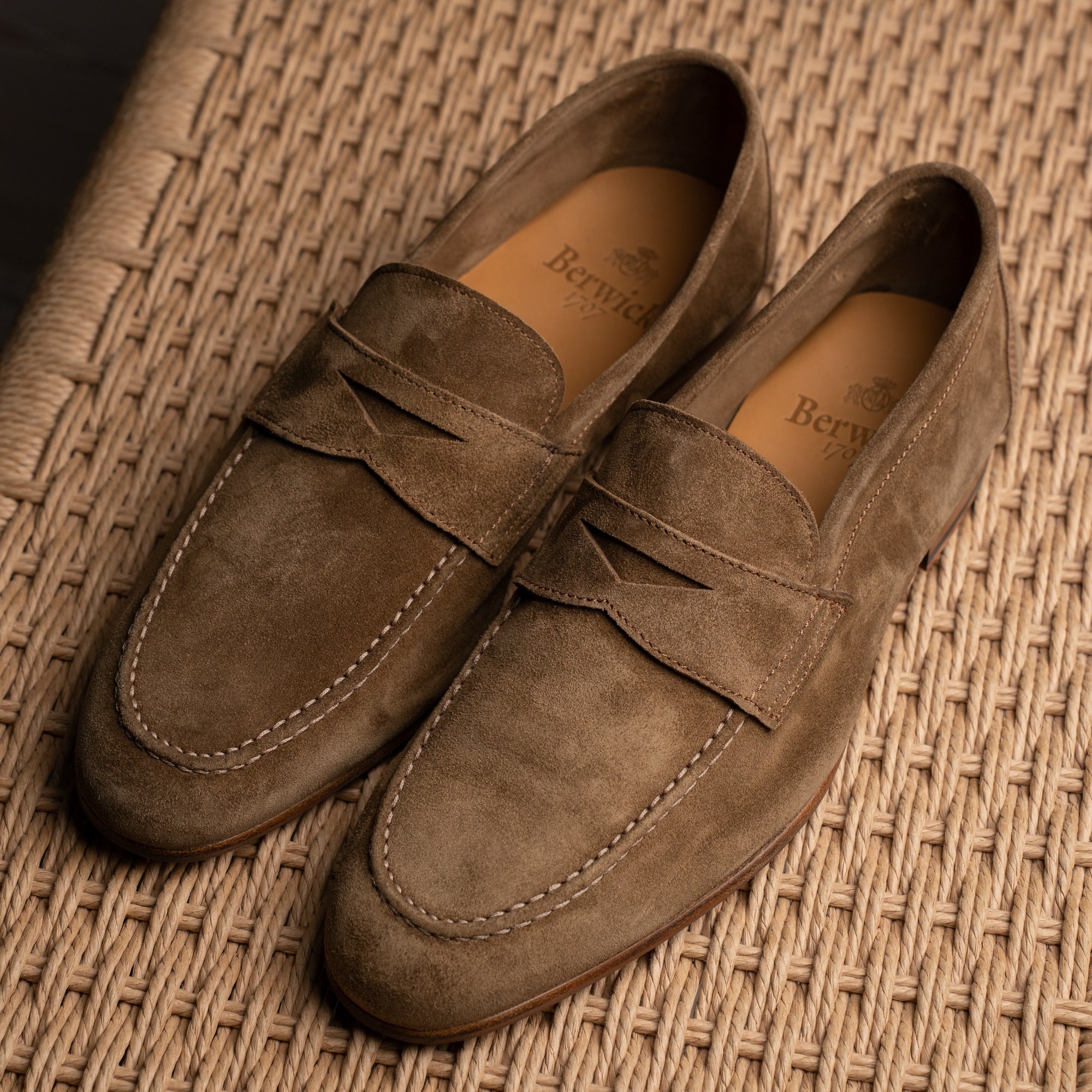 Unlined Penny Loafer - Noce Brown Suede