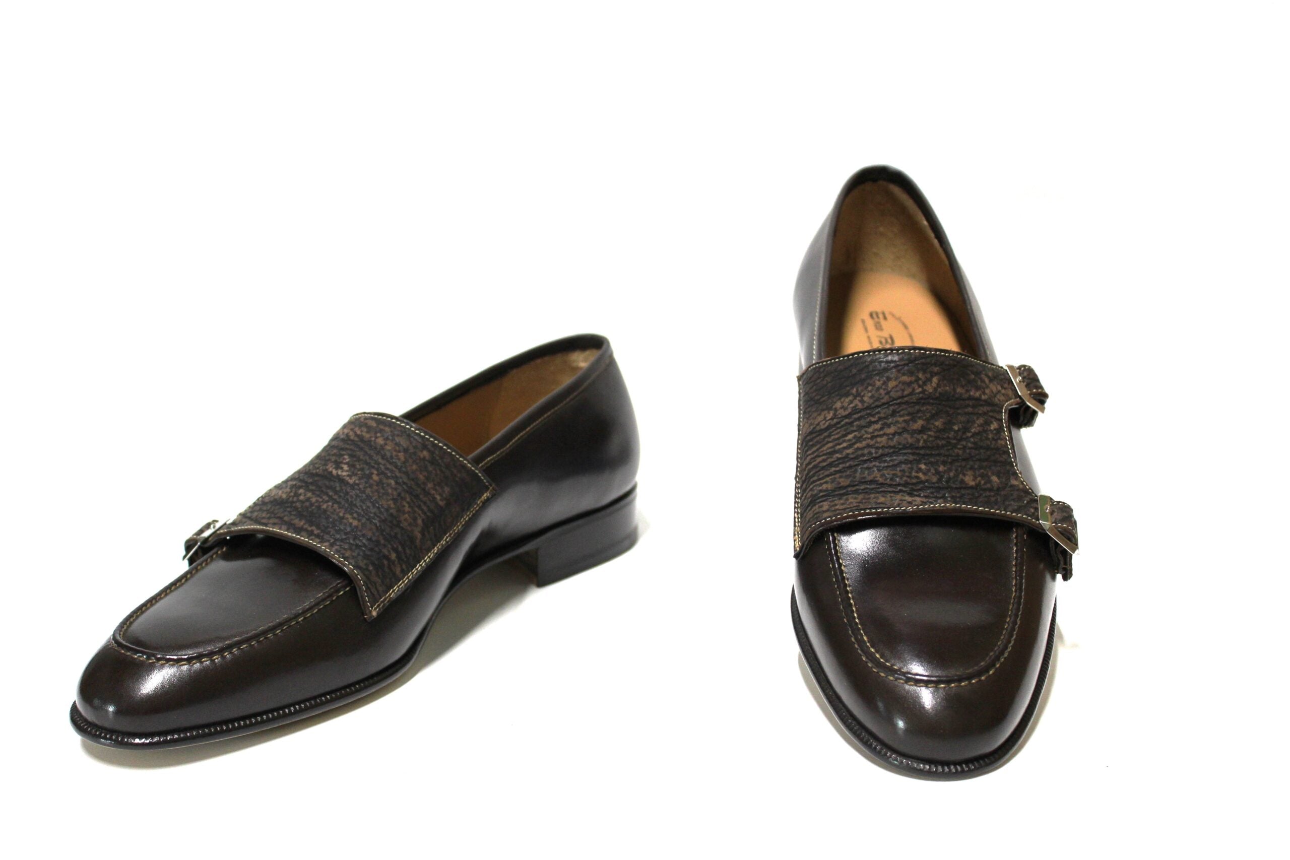 Style 4104 - Meleze Calf / Nabuk Shark Strap