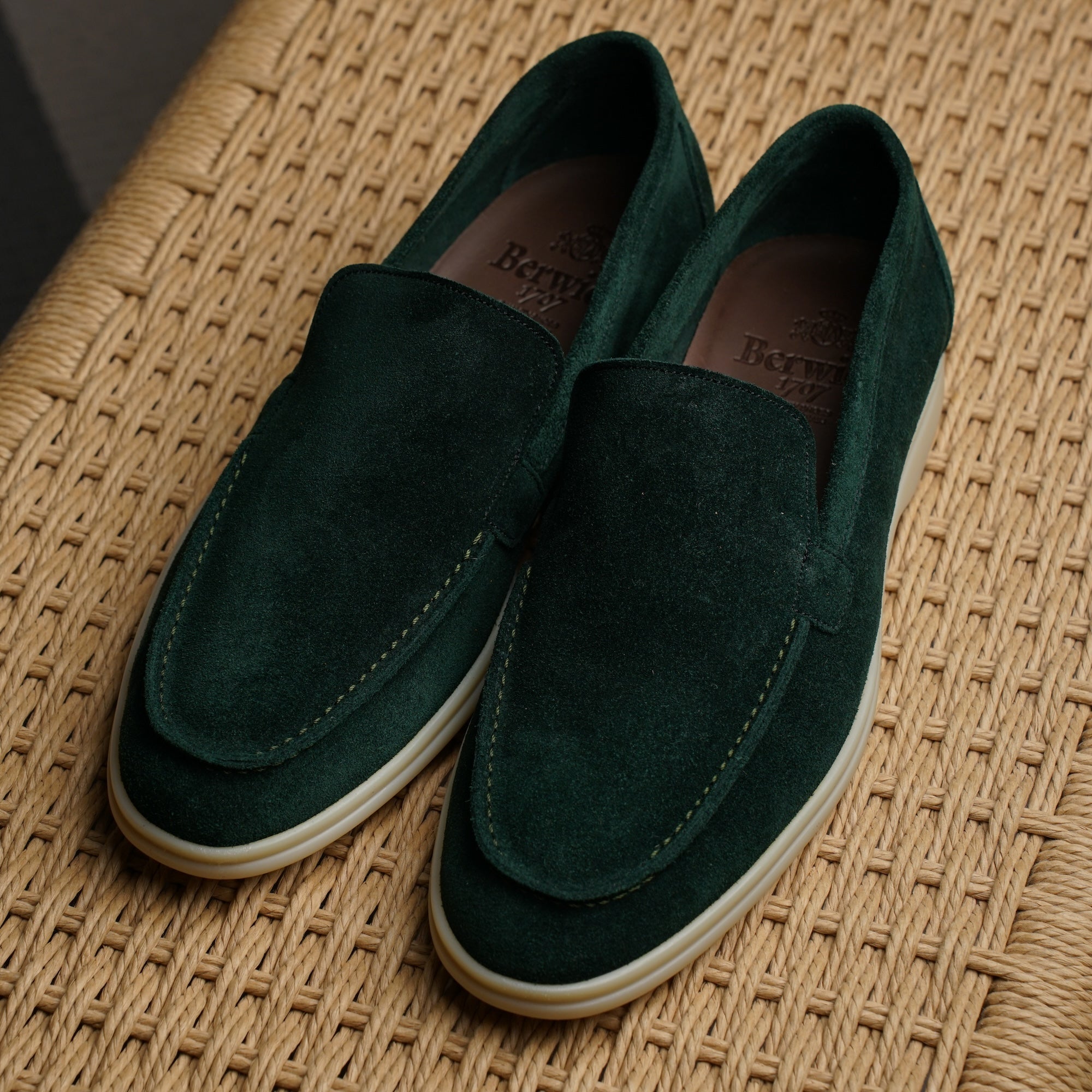 Palma Flex - Green Suede