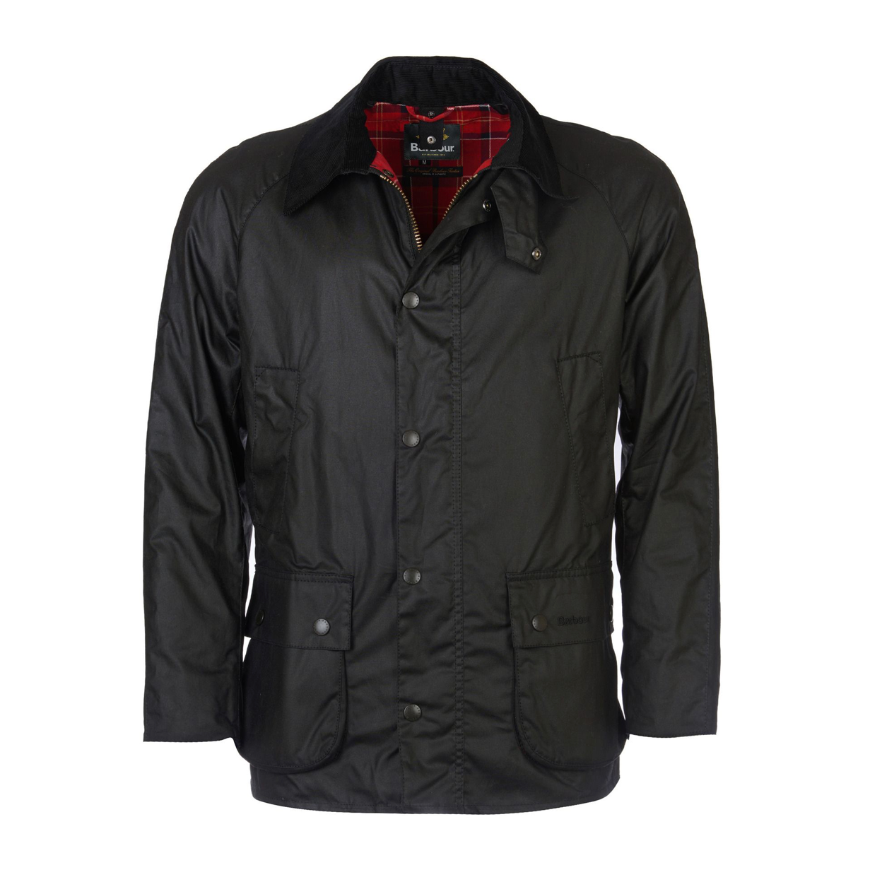 Barbour Ashby Waxed Jacket - Black – Mehra