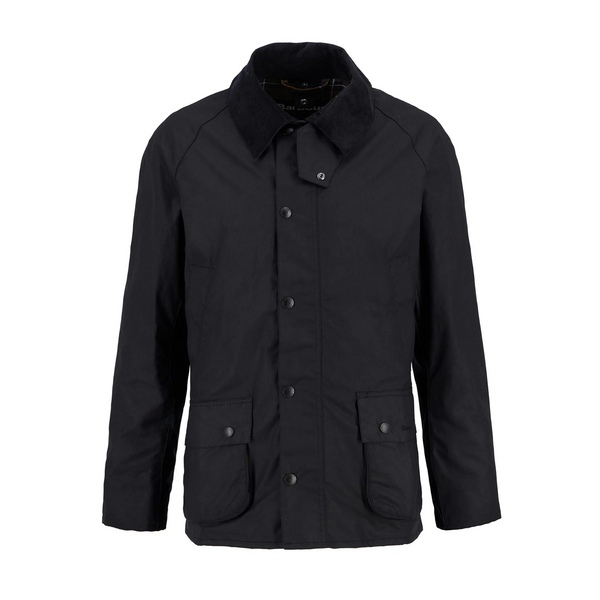 Ashby Waxed Jacket - Black