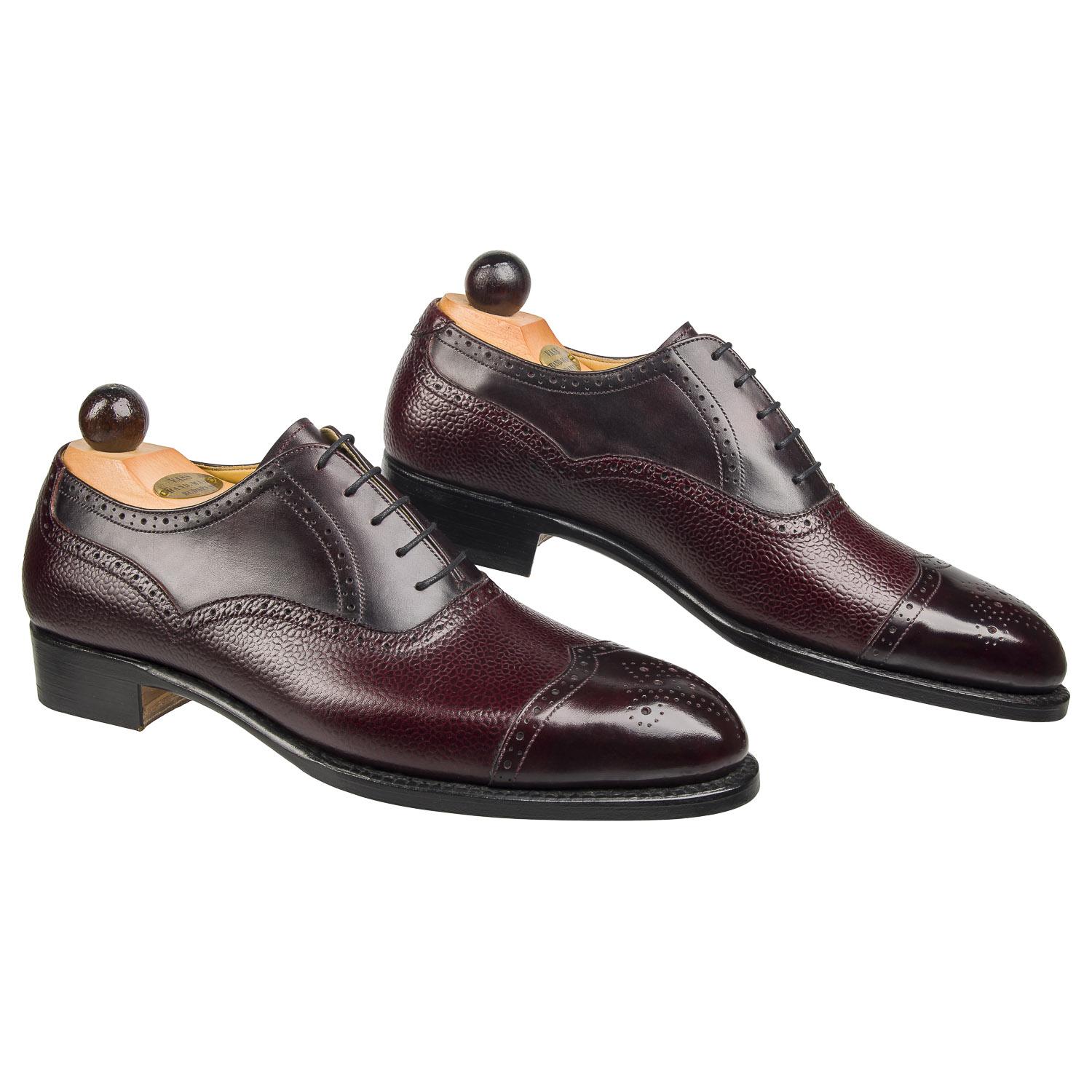 V-Cap Oxford - Bordeaux Calf / Grain