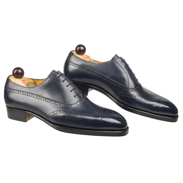 Balmoral Wingtip - Blue Calf
