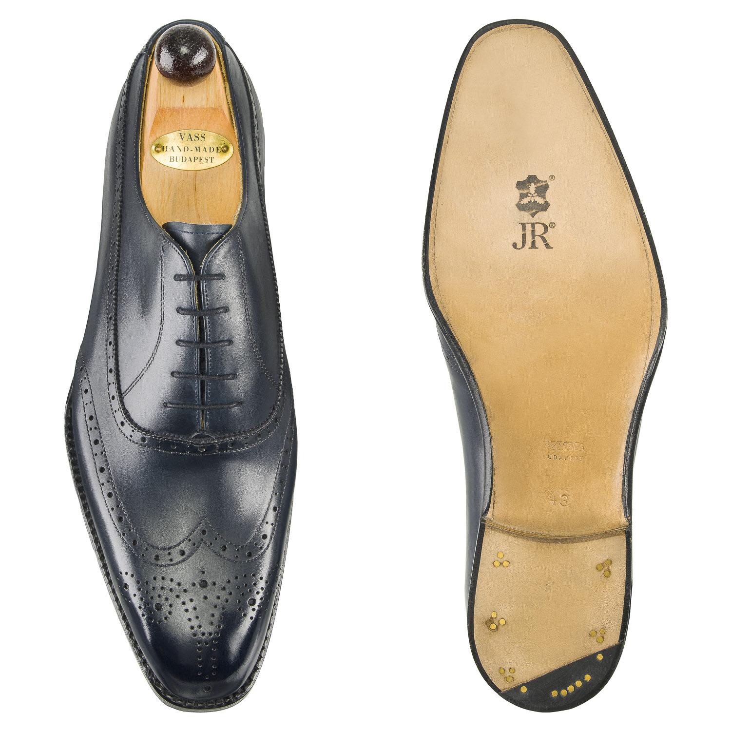 Balmoral Wingtip - Blue Calf