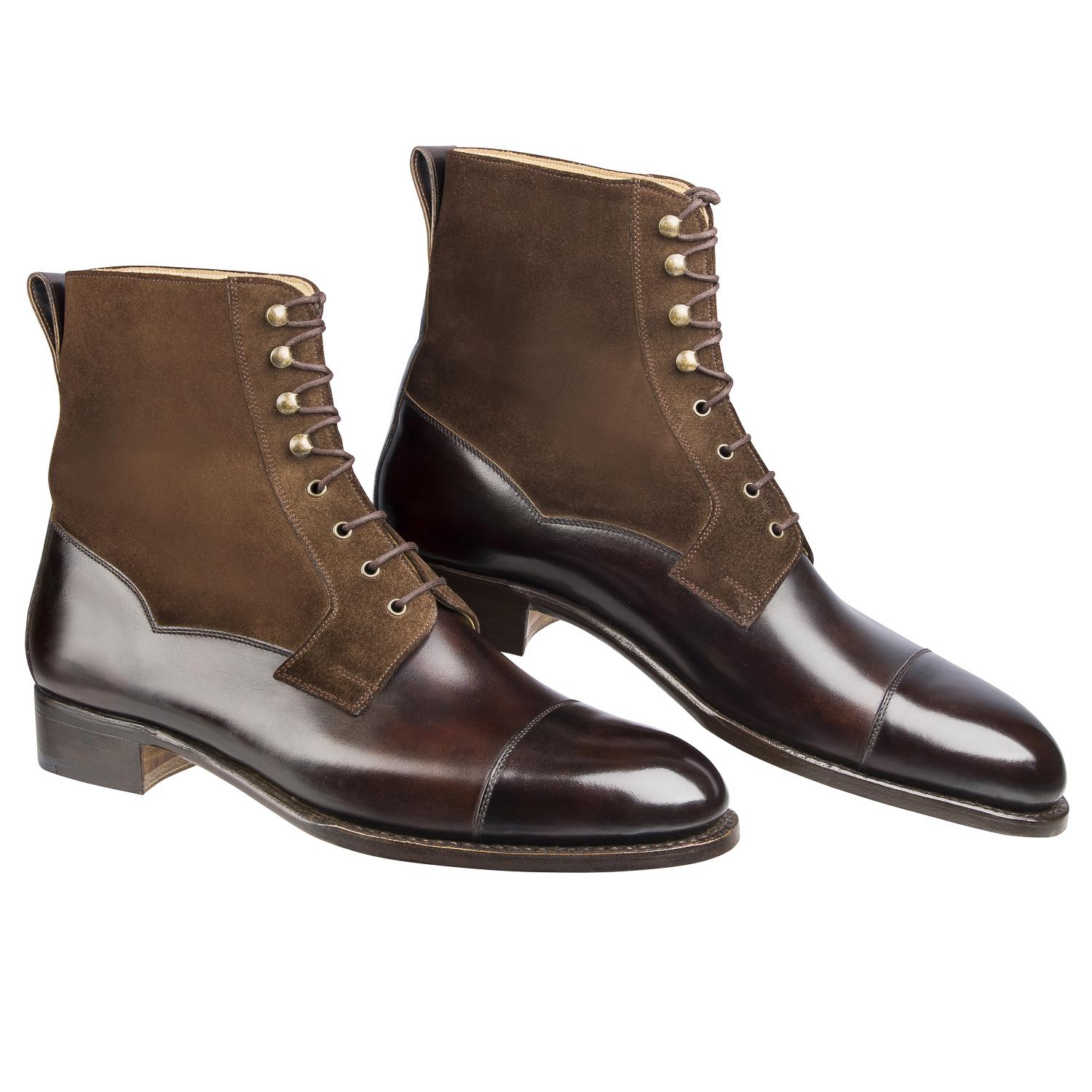 Valway - Brown Museum Calf / Dark Brown Suede