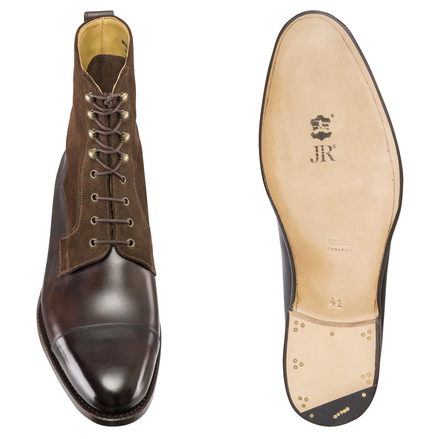 Valway - Brown Museum Calf / Dark Brown Suede