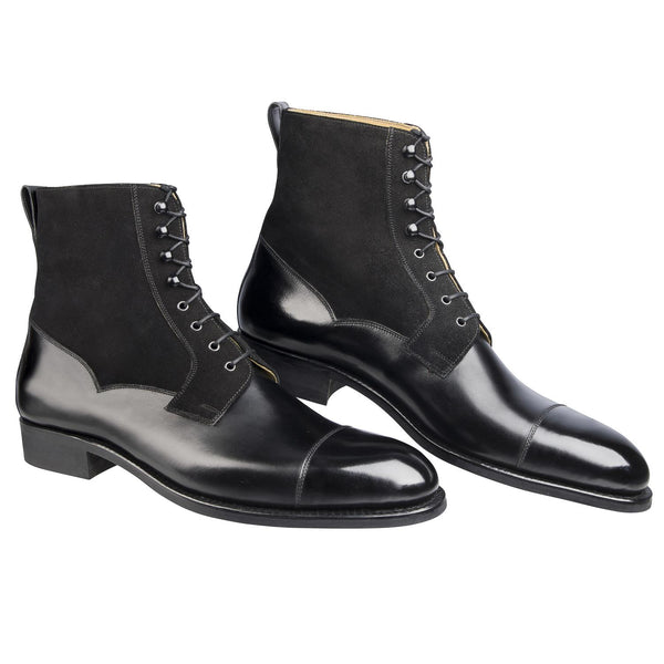 Valway - Black Calf / Black Suede