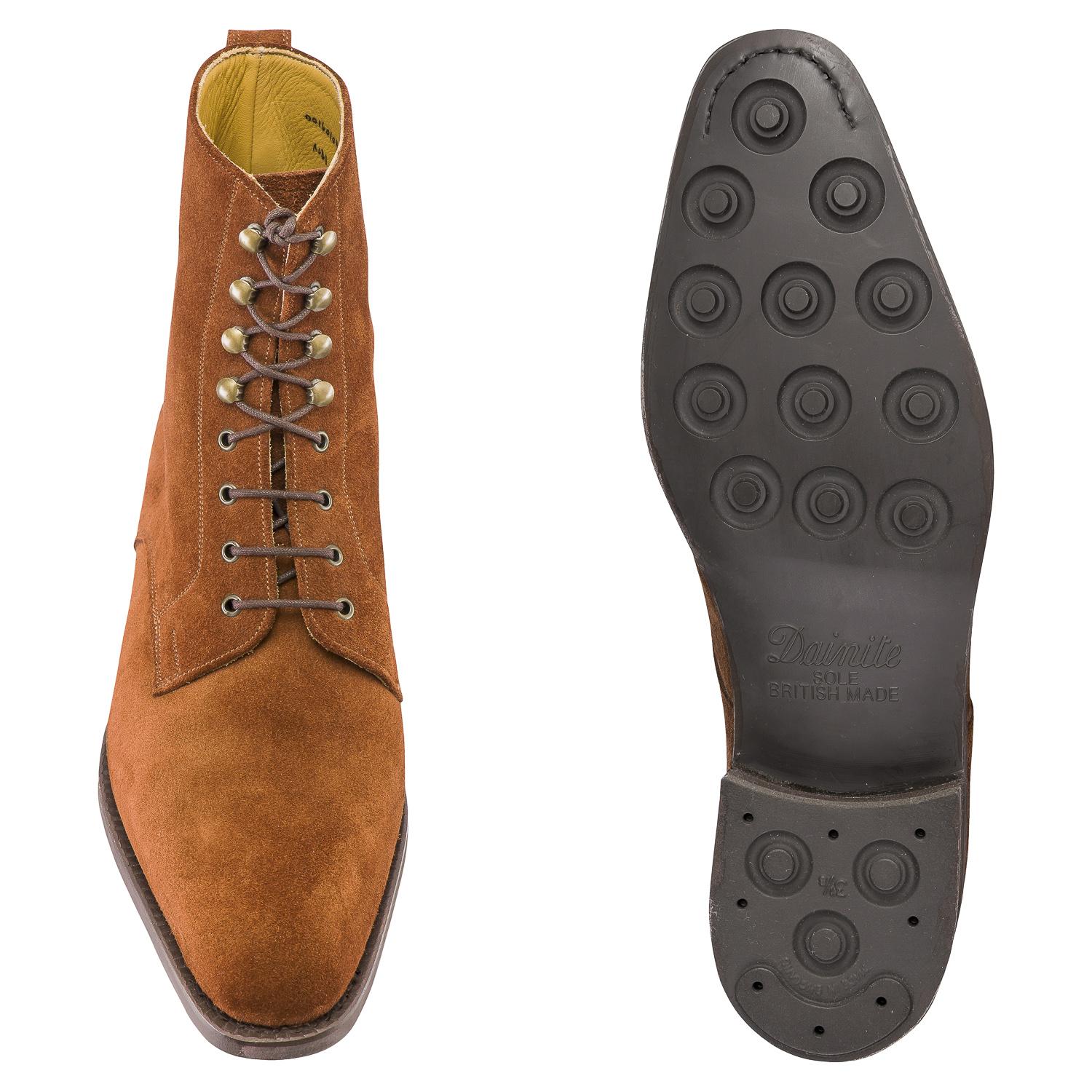 London Boot - Reddish Brown Suede