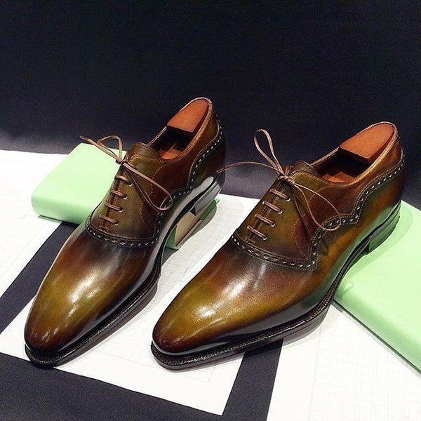 Wilfrid - Olive Calf Patina