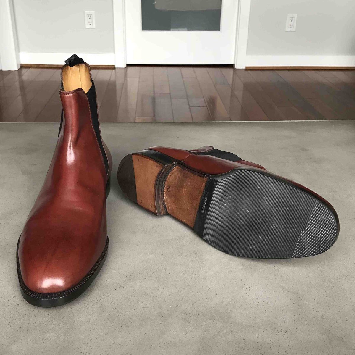 Enzo Bonafe 2553 chelsea, Meleze Calf (uk 8, us 9) Enzo Bonafè Style 2553 - Bordeaux Calf – Mehra main image 2