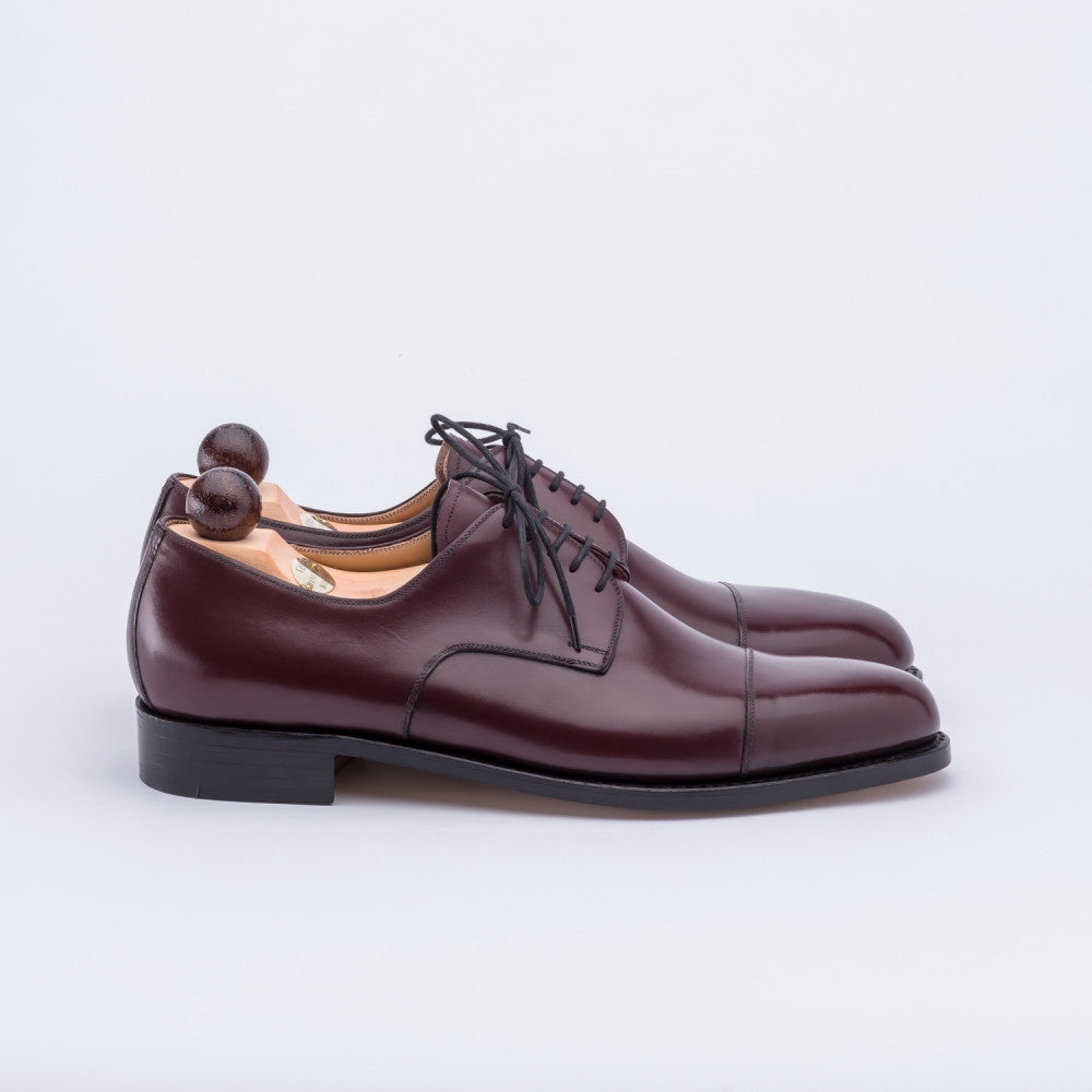 Vass Shoes Derby Style 1030 - Burgundy Calf - Side View