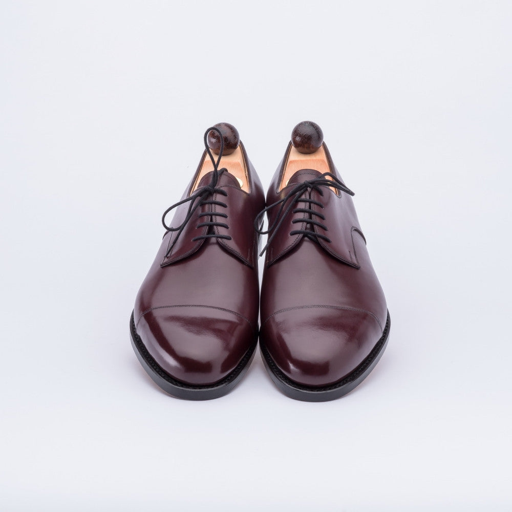 Vass Shoes Derby Style 1030 - Burgundy Calf - Top Down View