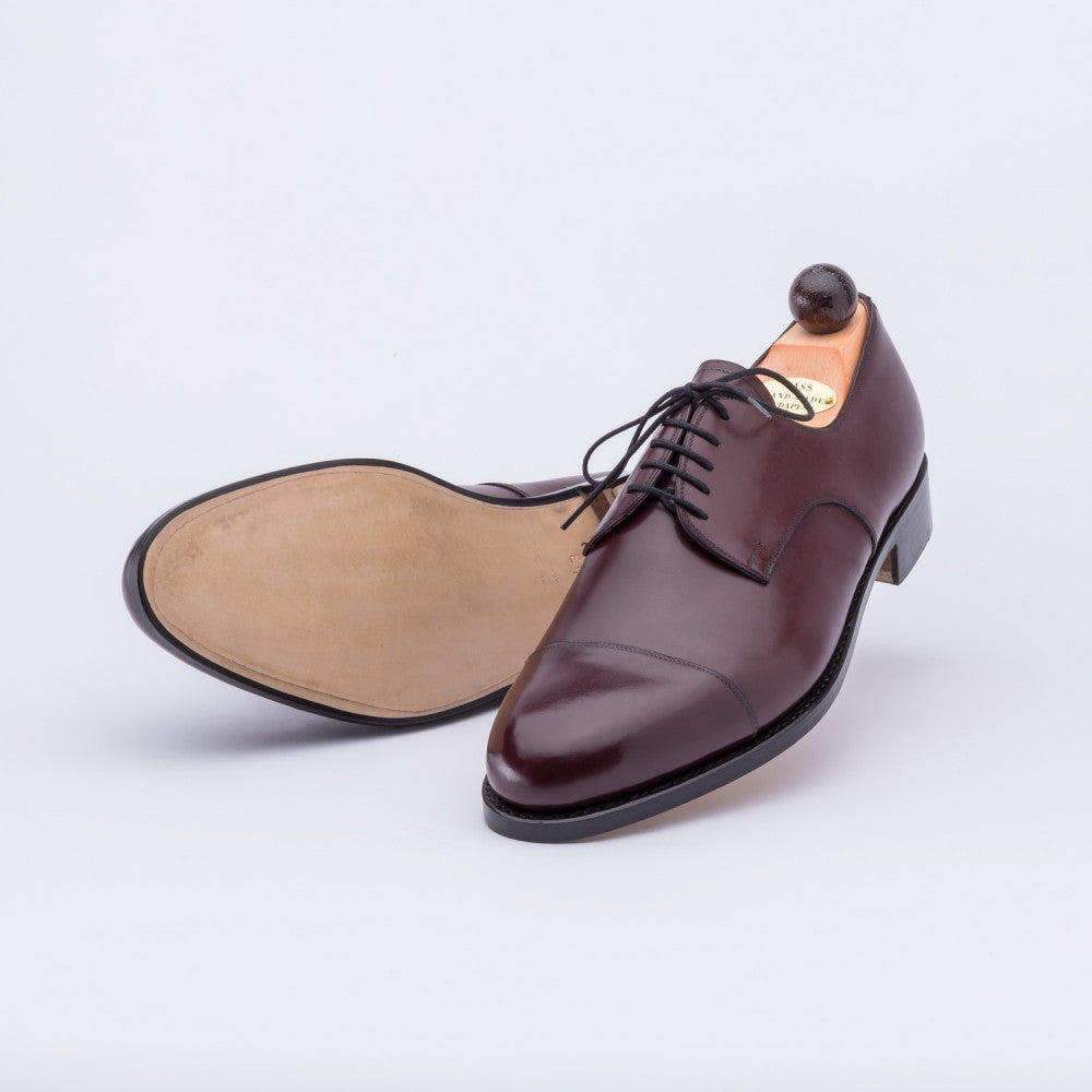 Vass Shoes Derby Style 1030 - Burgundy Calf - Sole View