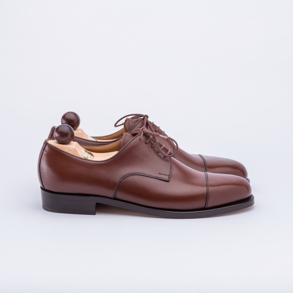 Vass Shoes Derby Style 1030 - Antic Cognac Calf - Side View