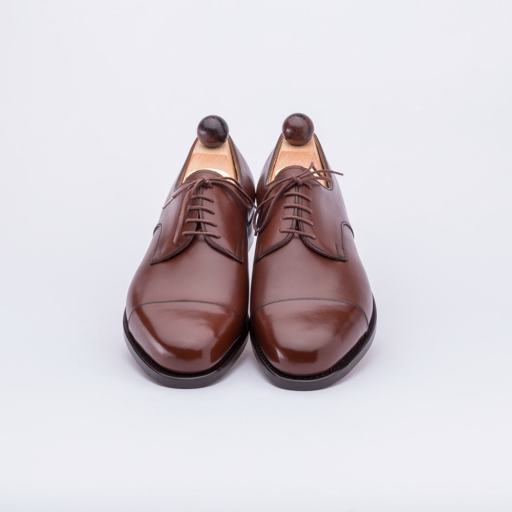 Vass Shoes Derby Style 1030 - Antic Cognac Calf - Top Down View