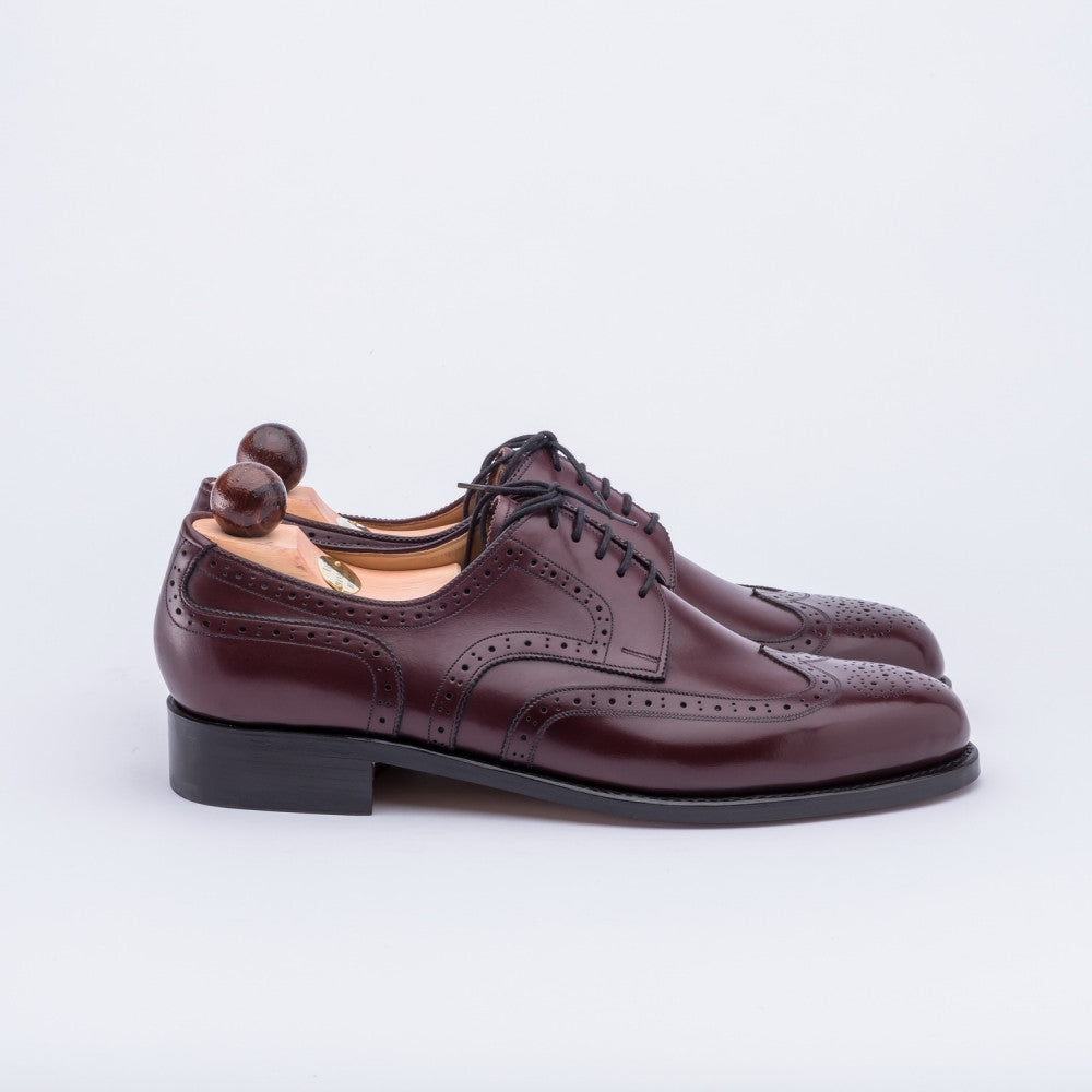 Vass Shoes Derby Style 1006 - Burgundy Calf - Side View