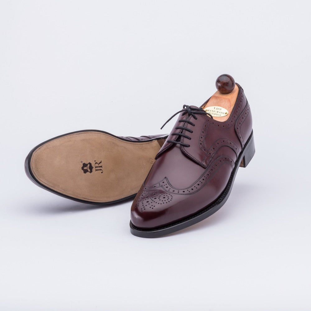 Vass Shoes Derby Style 1006 - Burgundy Calf - Sole View