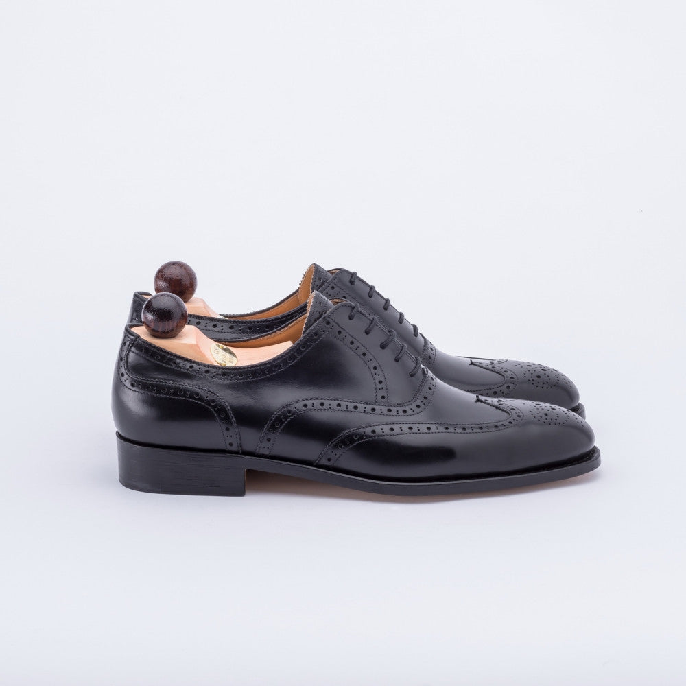 Vass Shoes Style 1050 - Black Calf - Side View
