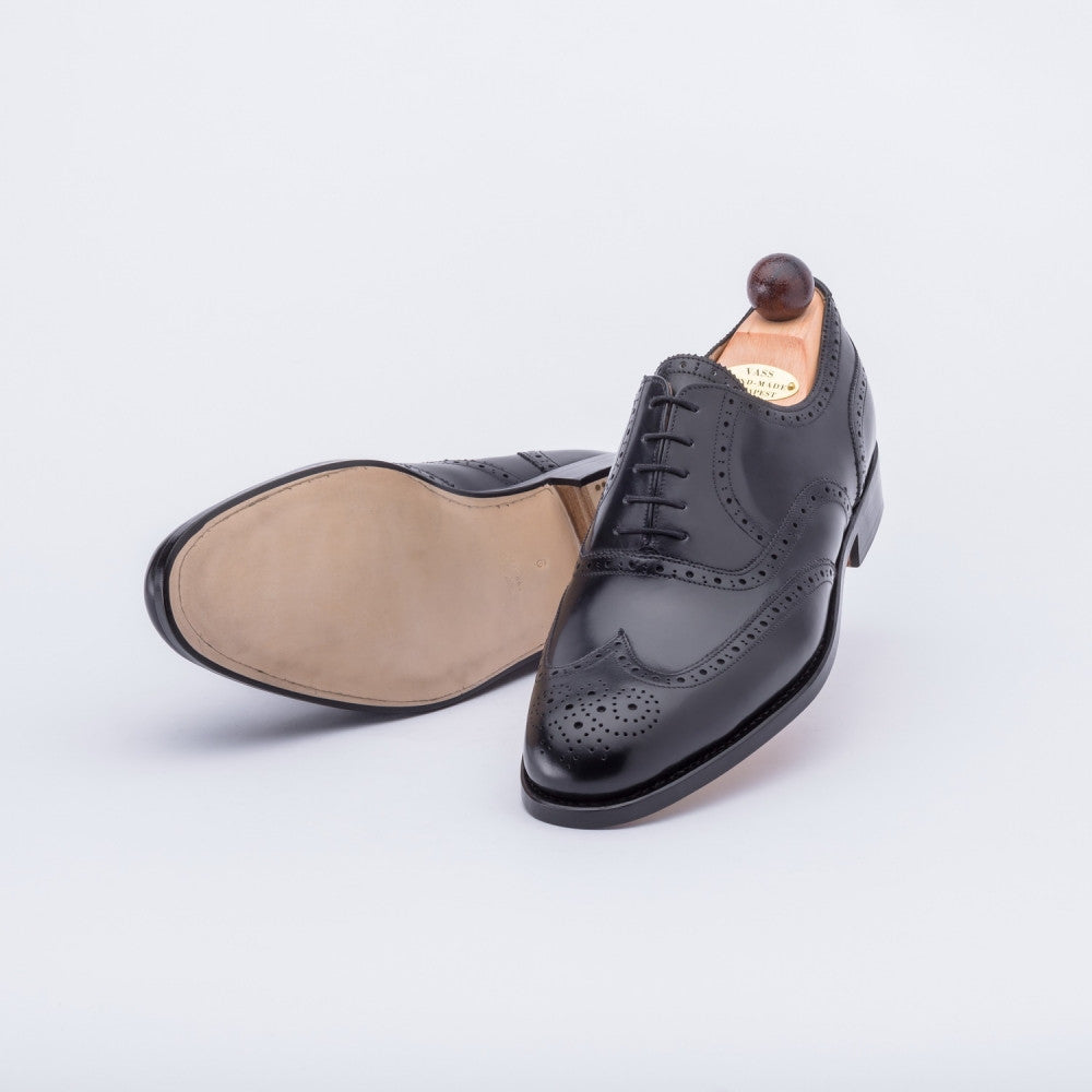 Vass Shoes Style 1050 - Black Calf - Sole View