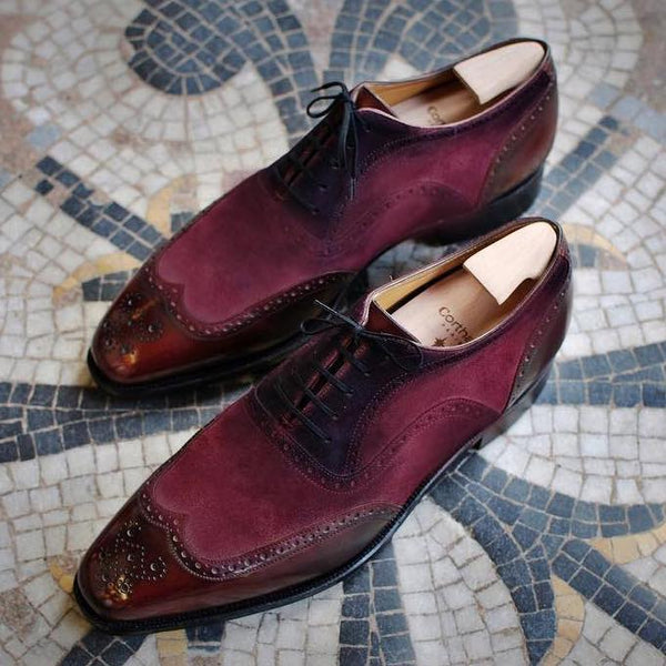 Vendôme - Lie De Vin Calf / Amaranth Suede