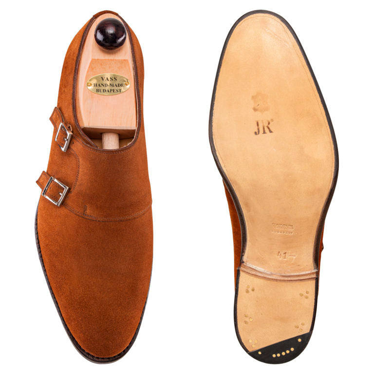 Double Monk - Deer Brown Suede