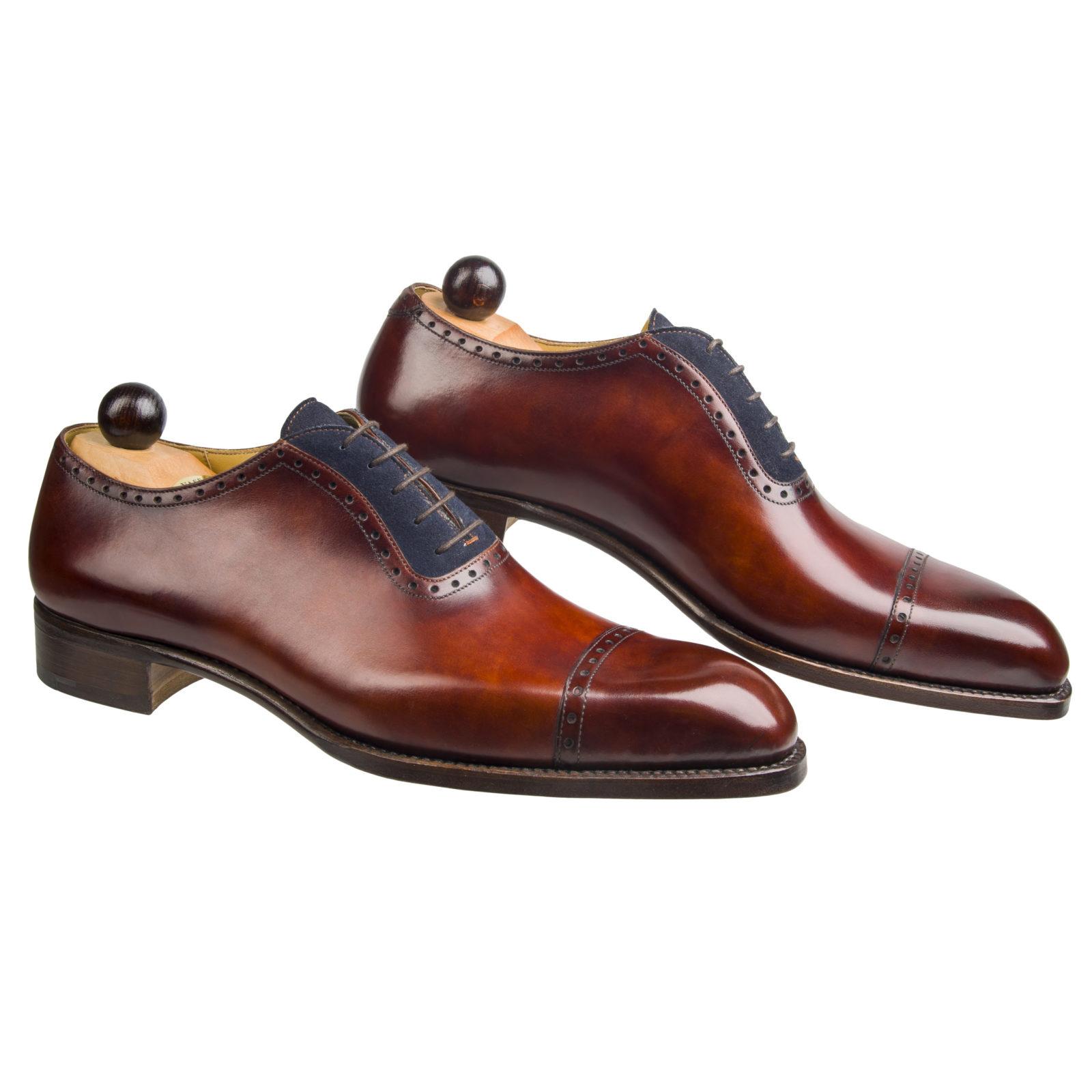 Italian Oxford - Gold Museum / Blue Suede