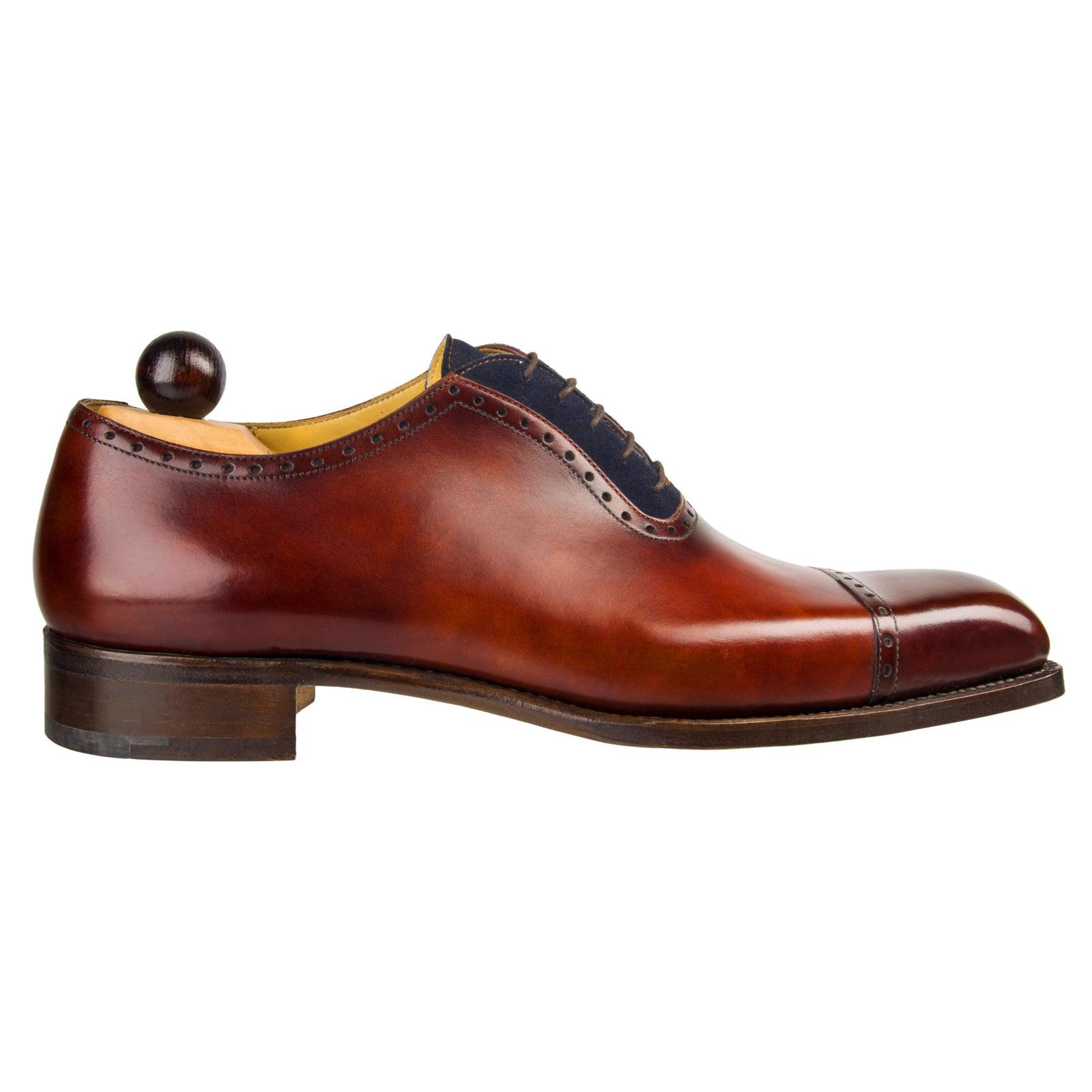 Italian Oxford - Gold Museum / Blue Suede