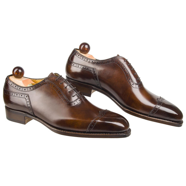 V-Cap Italian Oxford - Walnut Museum Calf