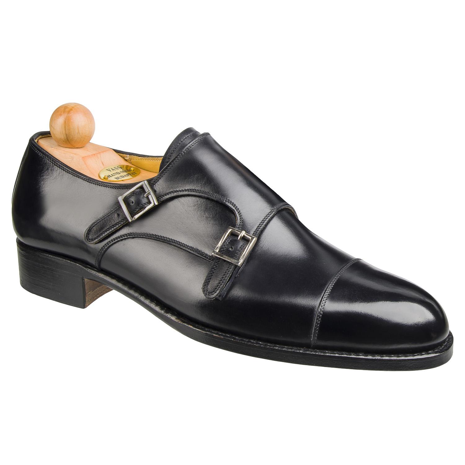 Double Monk - Black Calf