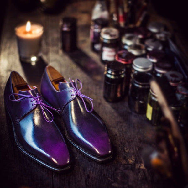 Arca - Aubergine Calf Patina