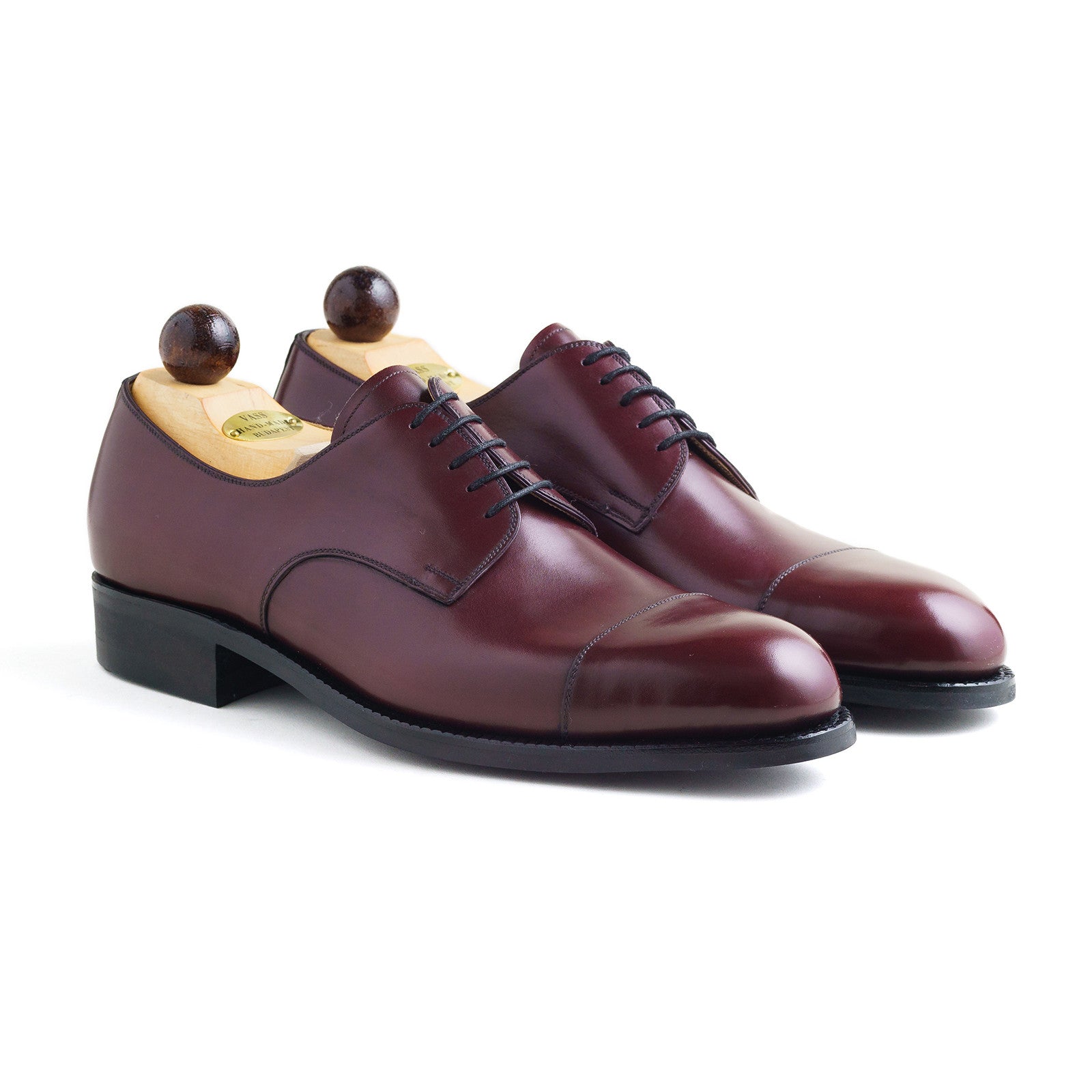 Vass Shoes Style 5150 Derby Burgundy Calf - Default View