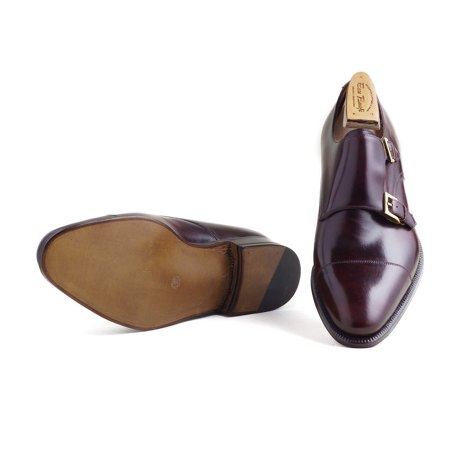 Enzo Bonafè Style 2364 Claret Museum Calf - Sole View