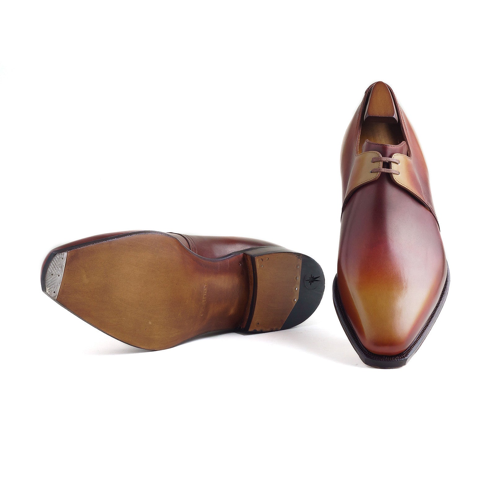 Corthay Arca Caramel Brûlé Light Patina Calf - Sole View