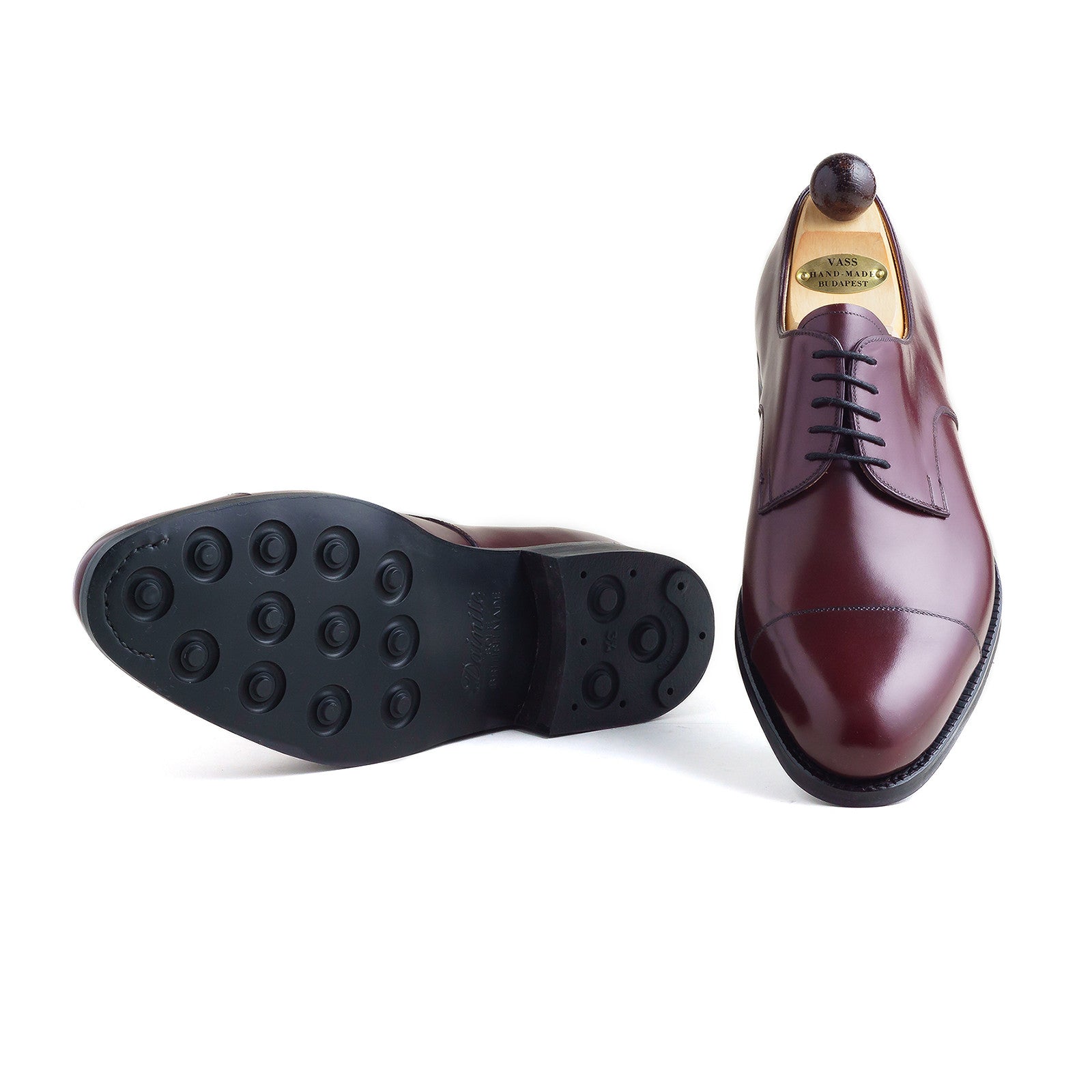 Vass Shoes Style 5150 Derby Burgundy Calf - Sole View