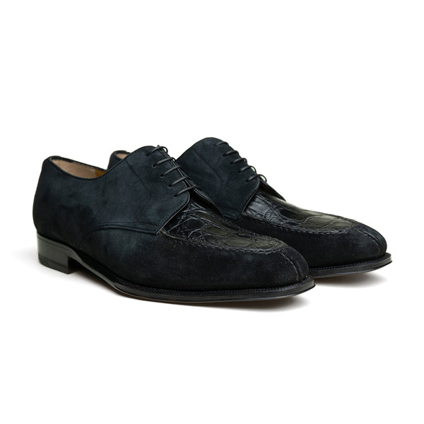 Style 3979 Mod. - Black Kudu Reverse / Black Alligator
